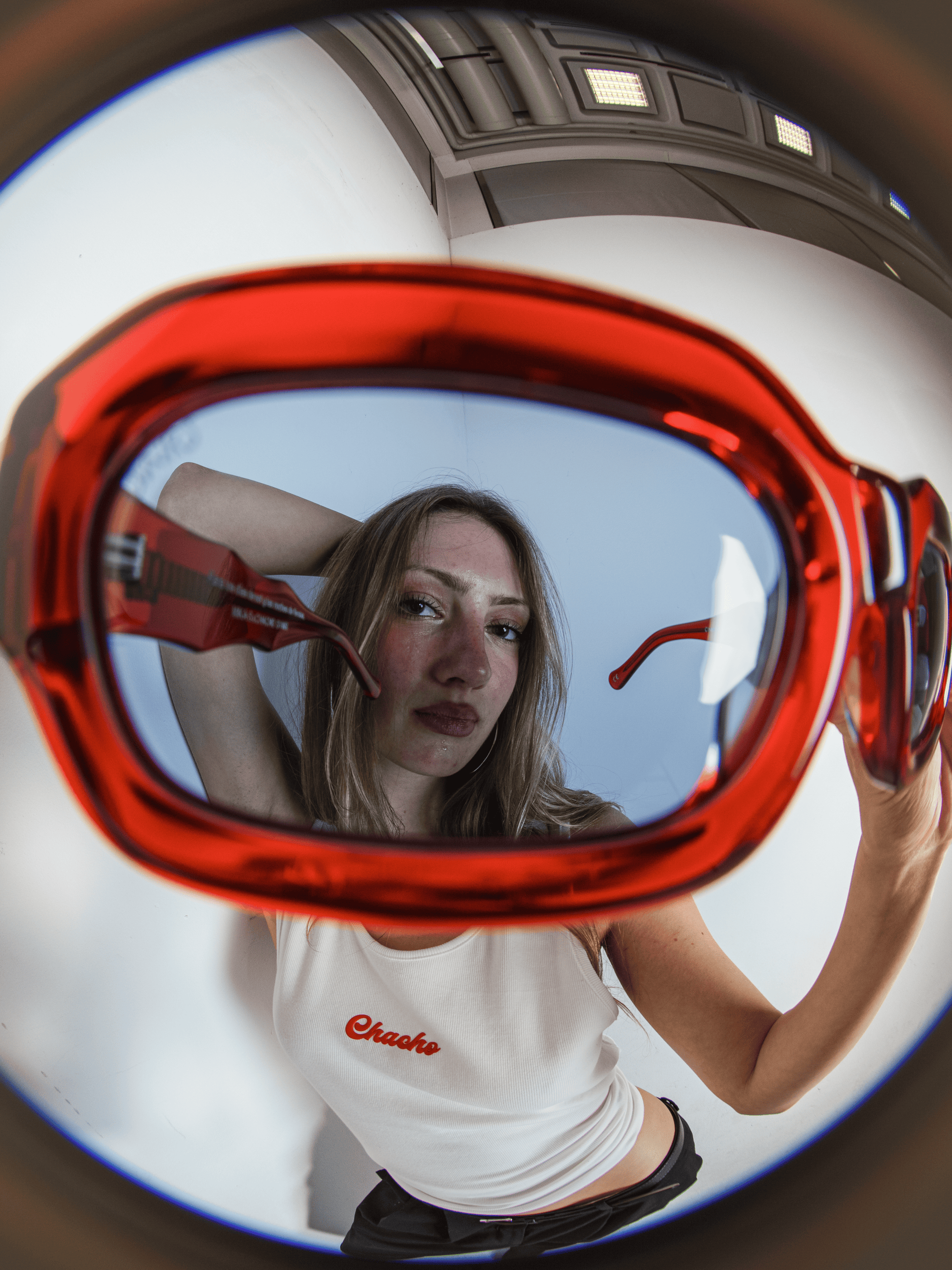 CHACHO SUNNIES. RED.