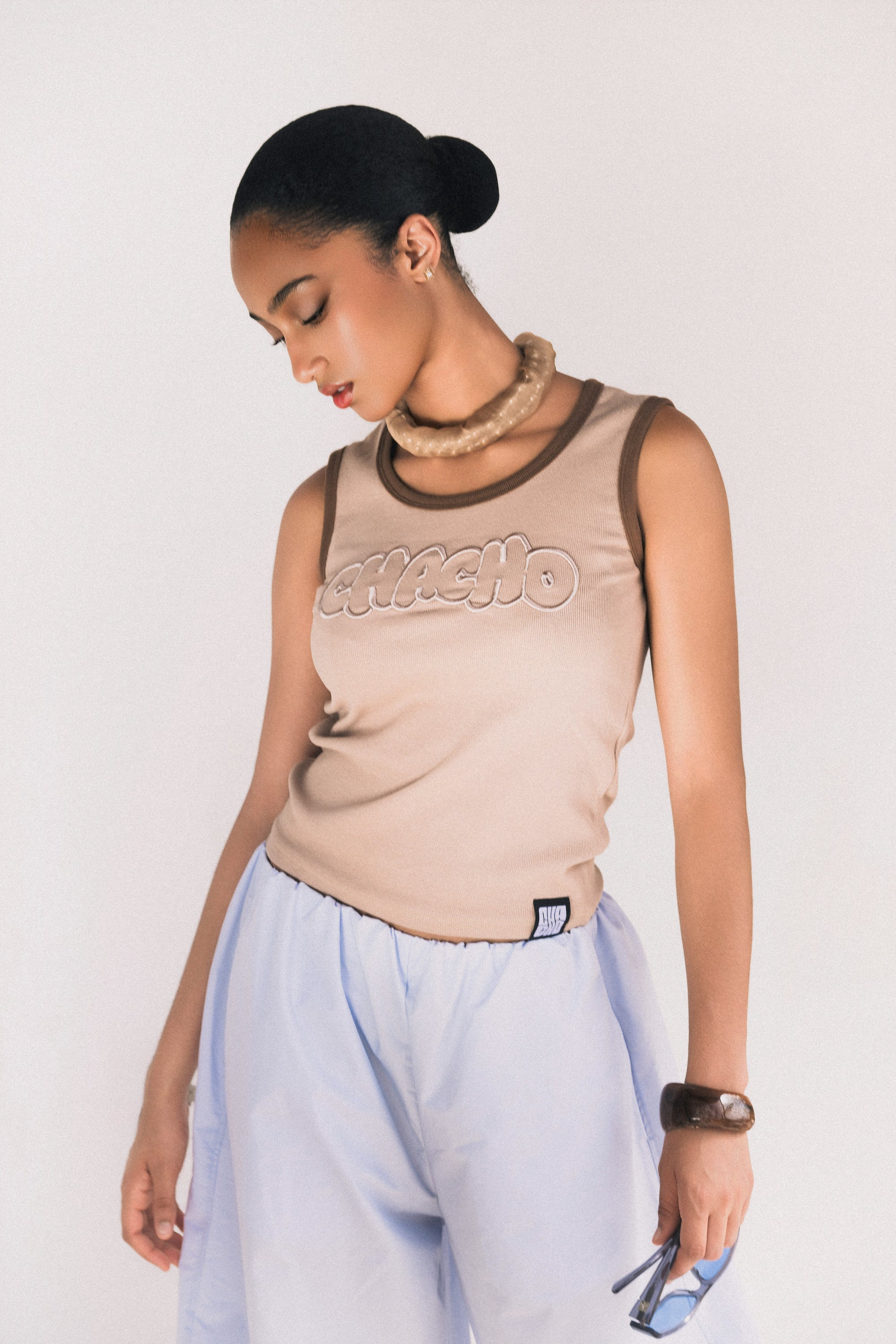 CHACHO PUFF TANK BEIGE